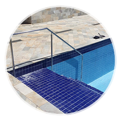 Corrimão de aço inoxidável