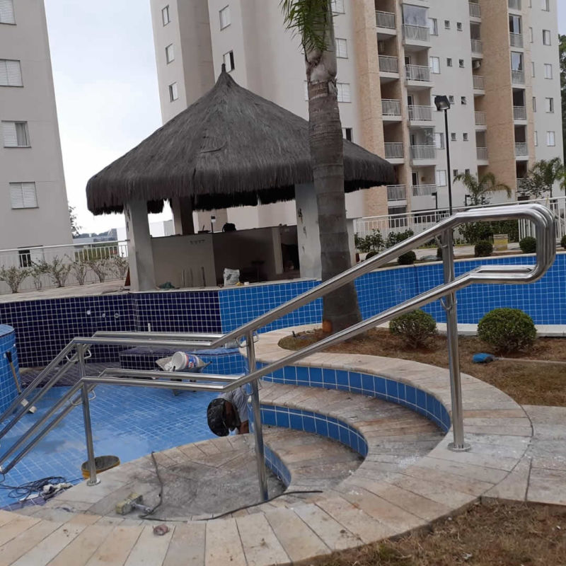 Corrimão de aço inoxidável