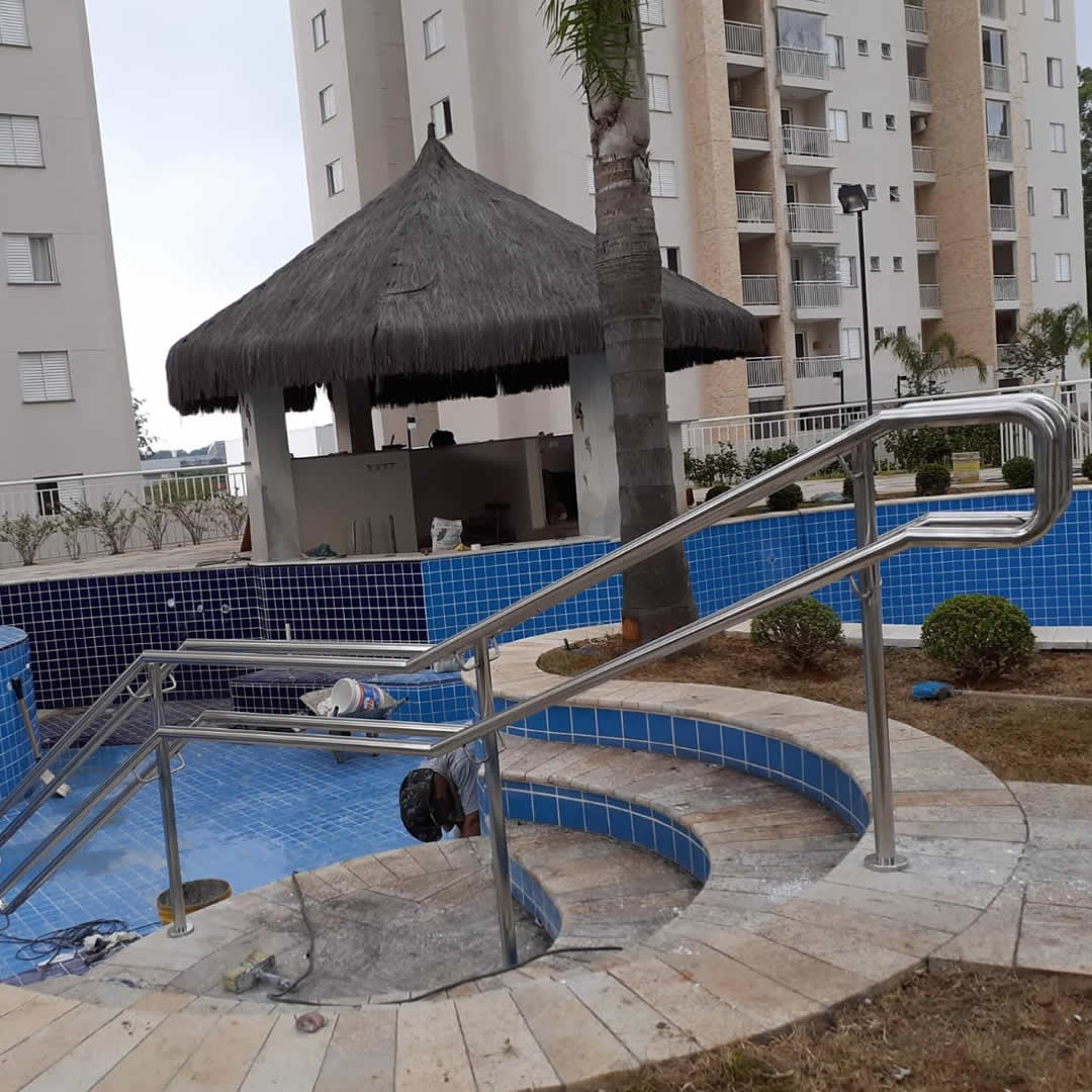 Corrimão de aço inoxidável